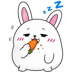 にんじんを食べるうさちゃん