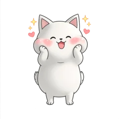 にっこり笑顔のにゃんにゃか